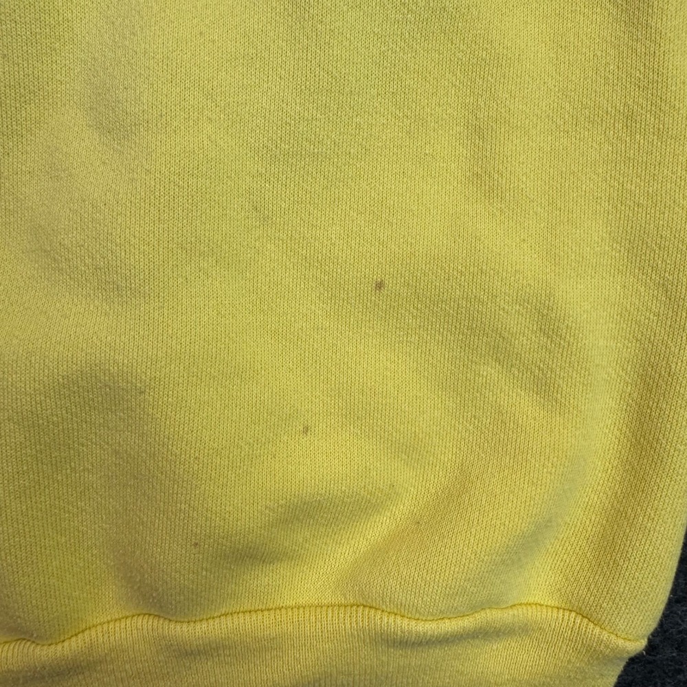 Vtg Discus Athletic Southwest Aztec Fringe Sweatshirt Medium Yellow 90s USA Boho - Picture 10 of 14